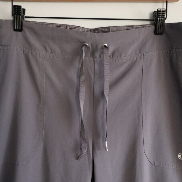White Cross Fit Women's Sz Lrg Skinny Stretch Joggers Drawstrings Scrub Pants - Picture 3 of 12